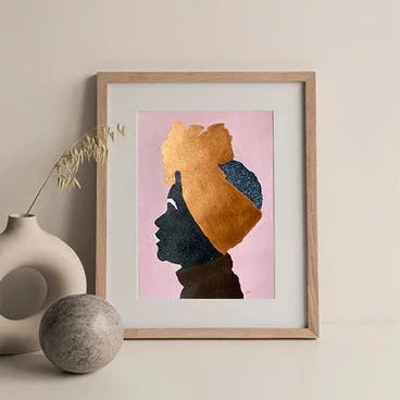 Jo's “The Black Woman is...Basking” Art Print
